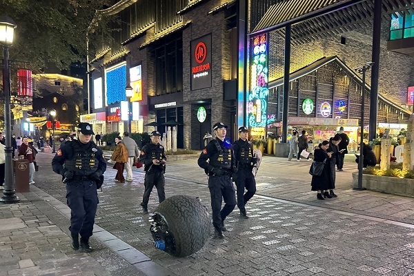 hangzhou-developed spherical patrol robot ventures into overseas markets